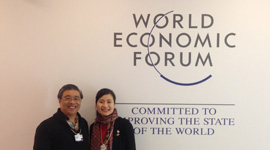 2016.1 Joined the World Economic Forum in Davos